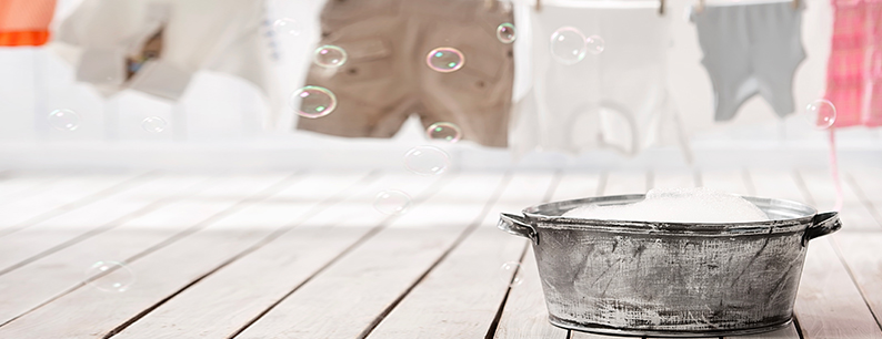 Disinfettare il bucato di casa